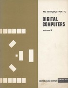 An Introduction to Digital Computers Volume III
