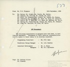 62452  LEO management appointments, 16 Sep 1958