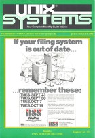 Unix Systems July/August 1986