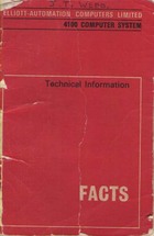 Elliott-Automation 4100 Computer System - Technical Information: Facts
