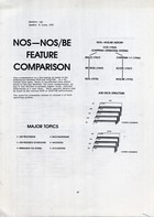 NOS-NOS/BE Feature Comparison