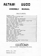 Altair Assembly Manual