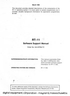 Digital PDP11 3B RT-11 Software Support Manual