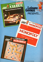 Leisure Genius Presents... Cluedo - Monopoly - Scrabble