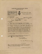 62847 Change of Registered Address for LEO Computers Ltd, 25th Aug 1960