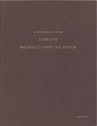 A description of the Ferranti Pegasus 2 Computer System