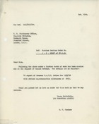 62947 Correspondence concerning re-run of Seamen's Tables, Apr-May 1955
