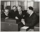 62967  Edward Heath looking at peripherals on LEO II (1963)