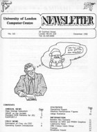 ULCC News December 1982  Newsletter 161