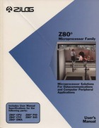 Zilog Z80 Microprocessor Family. Users Manual