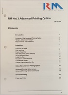 RM Nimbus Net 3 Advanced Printing Option Guide PN 26209