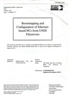 Bootstrapping & Configuration of Ethernet Based NCs from Unix Fileservers