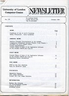 ULCC News October 1983  Newsletter 170