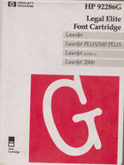 HP Legal Elite Font Cartridge