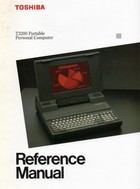 Toshiba T3200 Portable Reference Manual