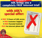 AOL 5.0 15 Hours Trial CD