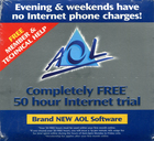 AOL 6 50 Hour Trial CD