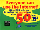 AOL x RNID 3.0i 50 Hour Trial CD