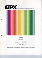 Atari APX Attank Manual