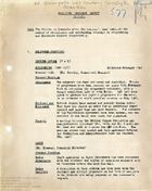 64486 Marketing Progress Report, 26th Feb 1960