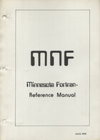 ULCC Technical Literature - MiNnesota FORTRAN Reference Manual