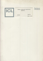 ICL E6RM Overlaid Executive Manual Part 2