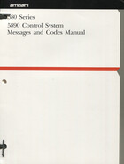 Amdahl 580 Series 5890 Messages and Codes Manual