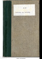 Lenaerts Notebook 10 (9 May - 9 Sep 1952)