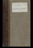 Lenaerts Notebook 15 (6 Jul - 26 Aug 1953)