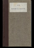 Lenaerts Notebook 16 (28 Aug - 12 Nov 1953)