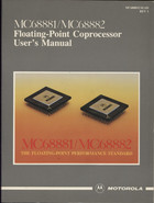 MC68881/MC68882 Floating-Point Coprocessor User's Manual