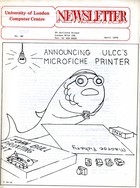 ULCC News April 1976  Newsletter 88