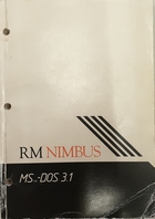 RM Nimbus MS-DOS 3.1 Manual PN 14387 - Hardback - (Old Style Layout)