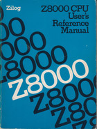 Z8000 CPU User's Reference Manual