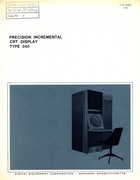Digital Equipment Corporation Precision Incremental CRT Display Type 340 Brochure
