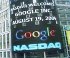 Google floats on the stock exchange