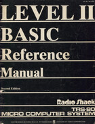 TRS-80 Level II BASIC Reference Manual