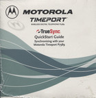 Motorola Timeport TrueSync QuickStart Guide