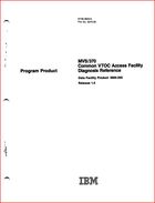 MVS/370 Common VTOC Access Facility Diagnosis Reference