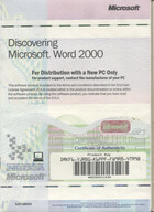 Discovering Microsoft Word 2000