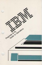 IBM Proprinter II/XL Guide to operations