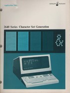 HP 2640 Series Character Set Generation