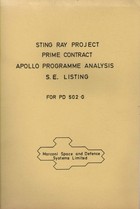 Marconi Sting Ray Project Apollo Programme S.E. Listing