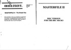 Masterfile II Disc Version For The BBC Micro