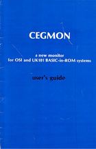 CEGMON User's Guide