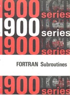 ICL 1900 Series FORTRAN Subroutines