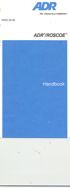 ADR/ROSCOE Handbook