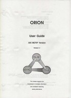 Orion User Guide (AIX MOTIF Version)