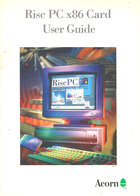 Acorn RISC x86 Card User Guide