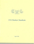 Cray Uer Group (CUG)  Members' handbook